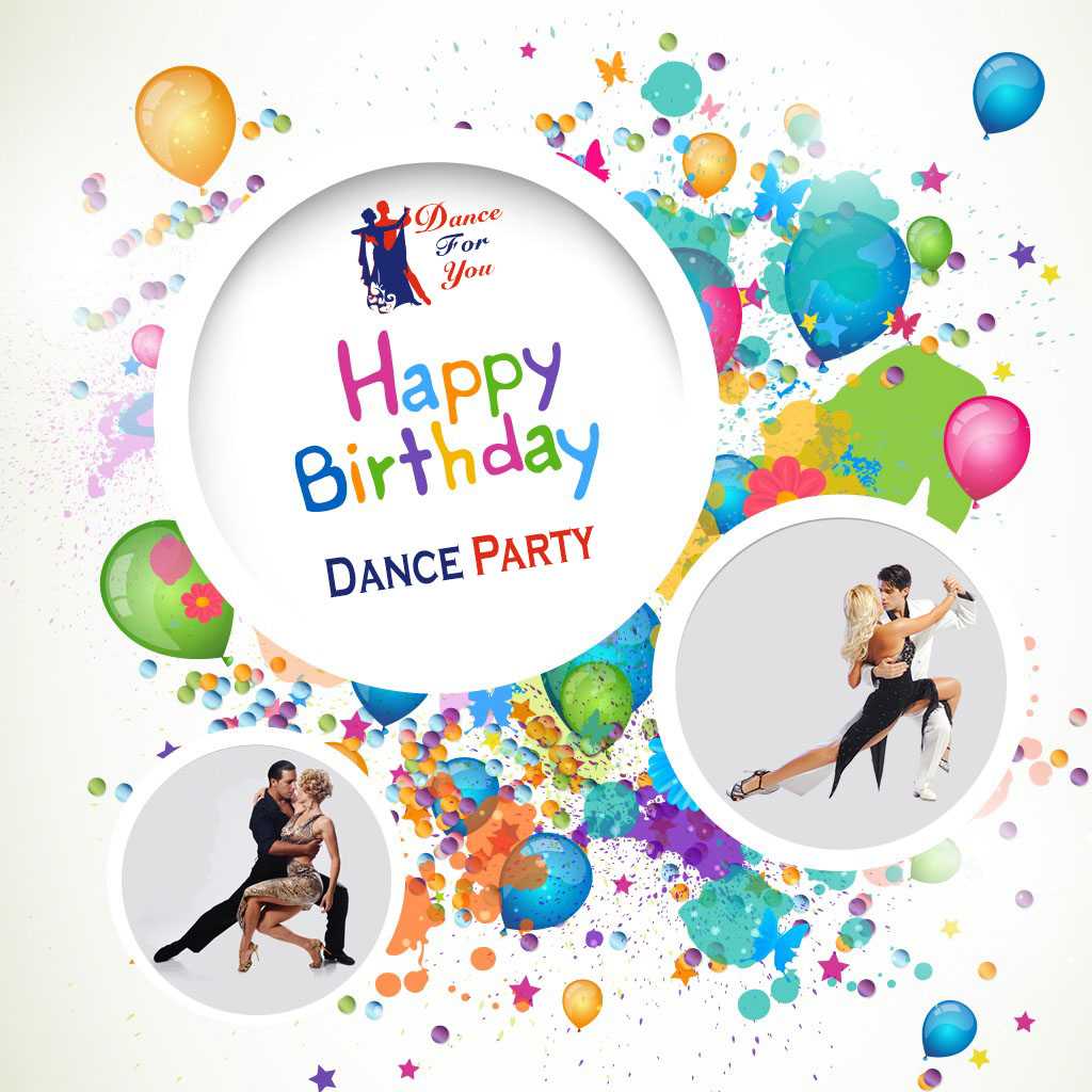 Happy Birthday dance party card