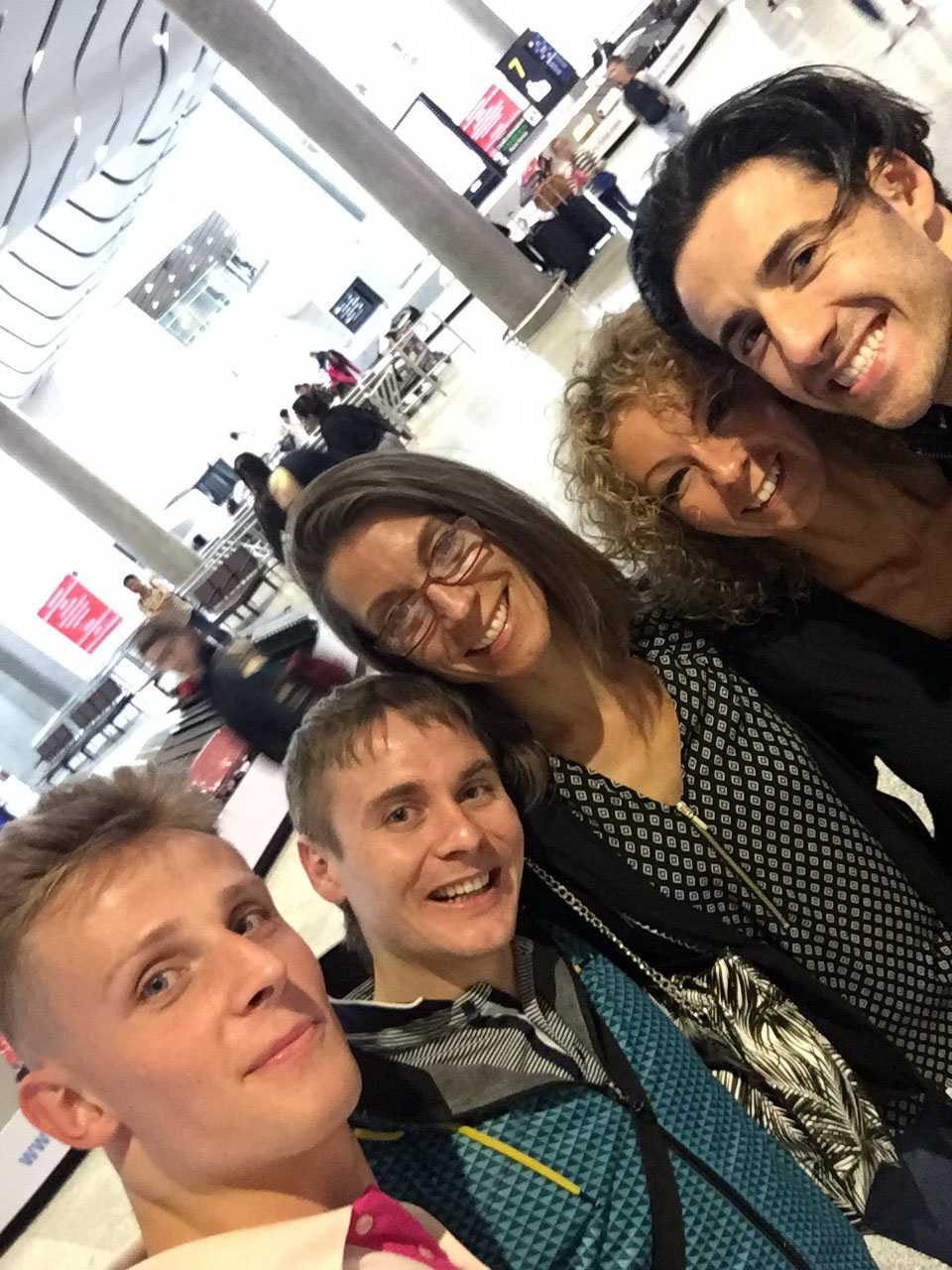 Just arrived to Russia, in the airport of Saint-Petersburg