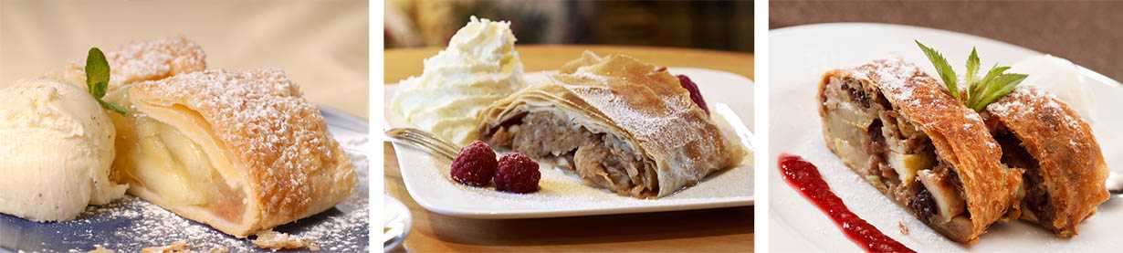 Austrian Apple Strudels Apfelstrudel